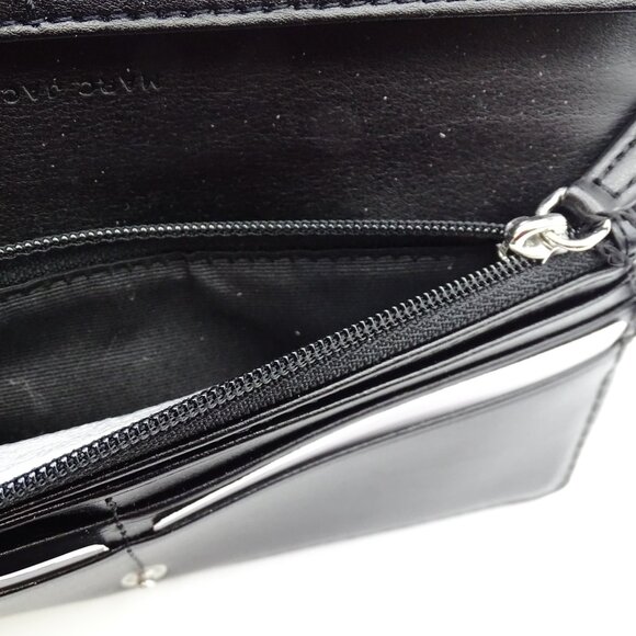 MARC JACOBS Empire City Dark Grey Leather Continental Bifold Wallet - Picture 9 of 10